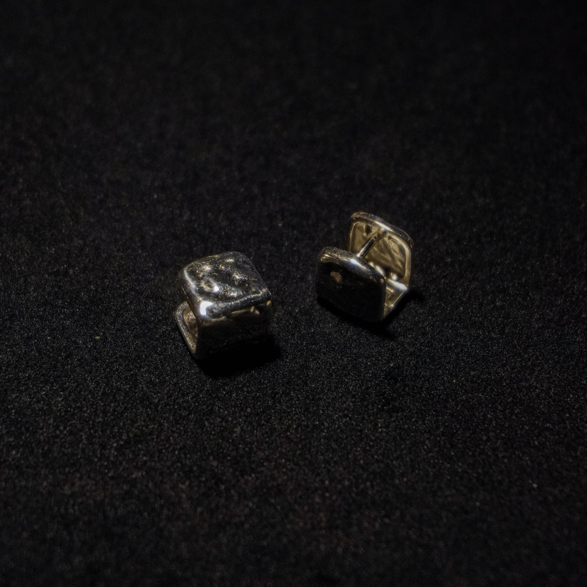 925 Cube Earrings